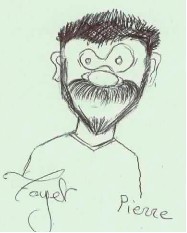 Mon portrait par Tayeb, un élève de la Segpa de Vitry, dessinateur instinctif incroyable.